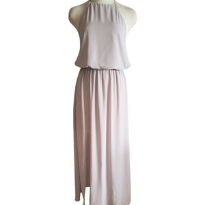 Show Me Your Mumu Womens Dress S Heather Halter The Ring Crisp Gala Bridal Maxi